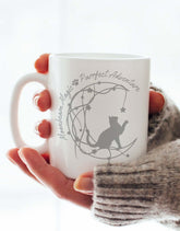 Cat On Moon Adventure Coffee Mug | Enchanting Sips, Mugs, $ 17.50, A Moment Of Now™