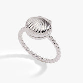 Salt + Sea 'Seashells Are Love Letters In The Sand' Locket Ring, Rings, $ 38.00, A Moment Of Now™