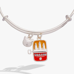 Cat & Sardine Tin Duo Charm Bangle, Bracelets, $ 16.90, A Moment Of Now™