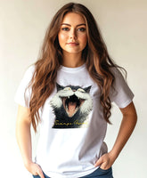 Savage Cat Vibes T-Shirt – Bold Graphic Streetwear Tee