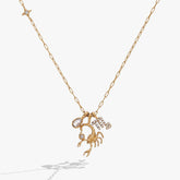 Scorpio Zodiac Charm Cluster Necklace | Boutique In USA, Necklaces, $ 54.00, A Moment Of Now™