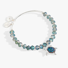 Sea Turtle Beaded Bangle, Bracelets, $ 38.00, A Moment Of Now™