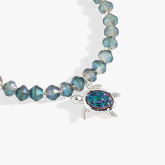 Sea Turtle Beaded Bangle, Bracelets, $ 38.00, A Moment Of Now™