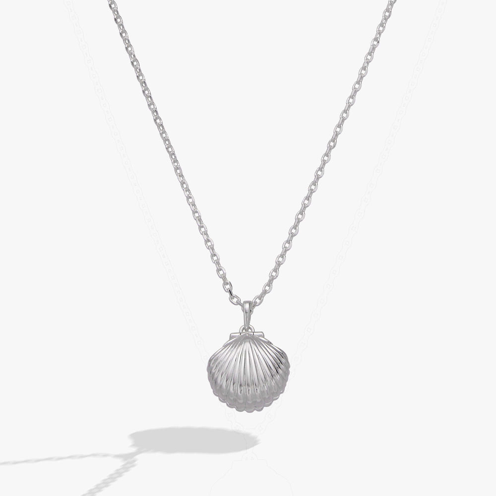 Salt + Sea 'Seashells Are Love Letters In The Sand' Seashell Locket Pendant, Necklaces, $ 54.00, A Moment Of Now™