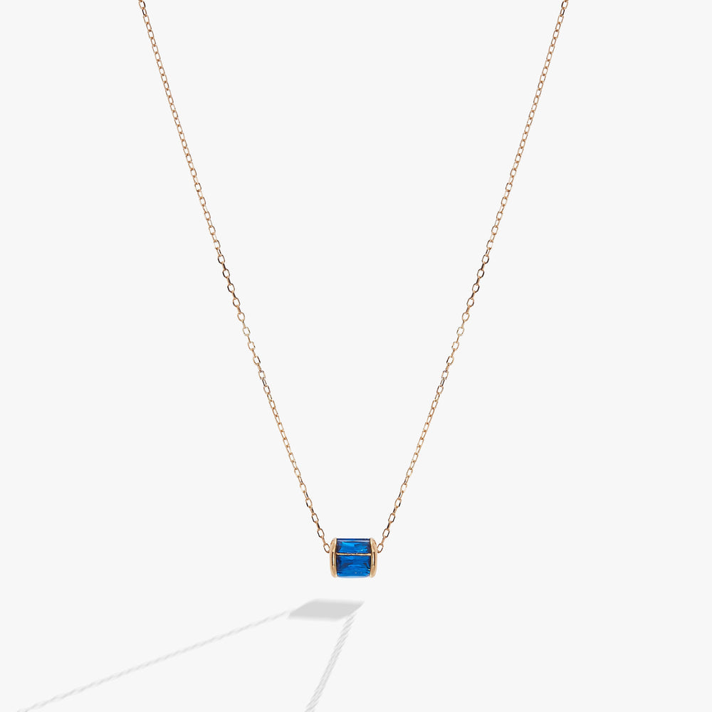 September Birthstone Precious Pendant Necklace, Necklaces, $ 88.00, A Moment Of Now™