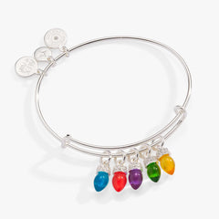 Christmas Light Bulb Charm Bangle | Boutique In USA, Bracelets, $ 44.00, A Moment Of Now™