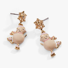 Winter Wonderland Snowman Drop Earrings, Earrings, $ 34.00, A Moment Of Now™