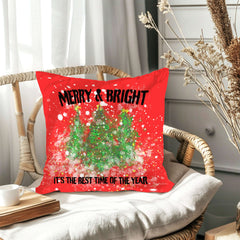 Watercolor Snowy Christmas Tree Holiday Decoration Throw Pillow Cushion Cover Case | Boutique In USA, Throw Pillows, $ 45.00, A Moment Of Now™
