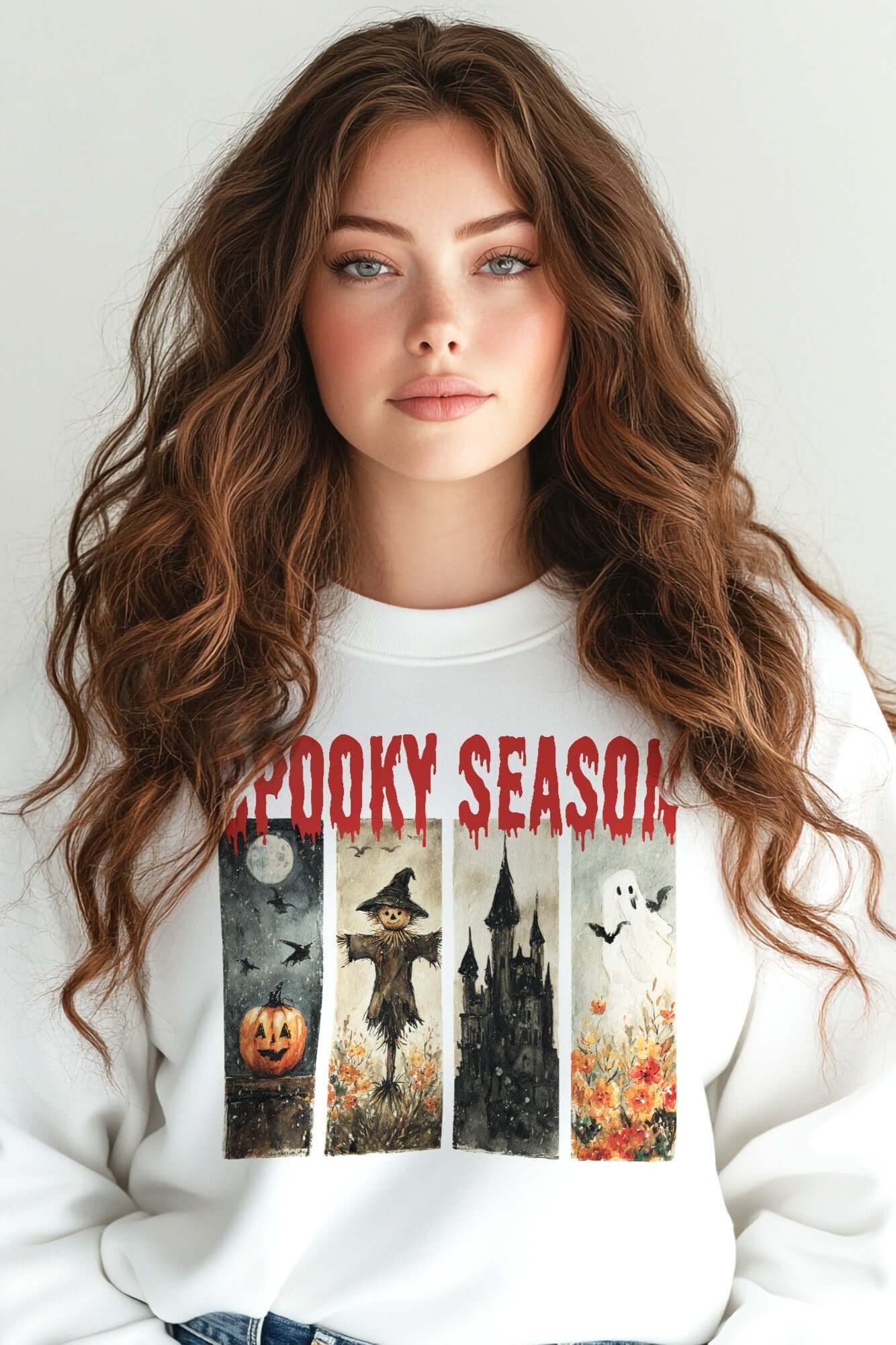 Spooky Season Halloween Graphic Sweatshirt, Sweatshirts, $ 38.00, A Moment Of Now™