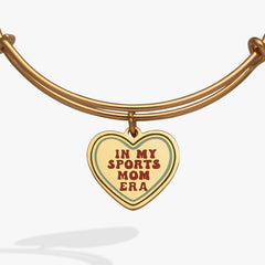 'In My Sports Mom Era' Heart' Charm Bangle, Bracelets, $ 34.00, A Moment Of Now™