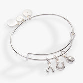 Love and Luck Multi-Charm Bangle, Bracelets, $ 38.00, A Moment Of Now™
