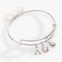 Love and Luck Multi-Charm Bangle, Bracelets, $ 38.00, A Moment Of Now™