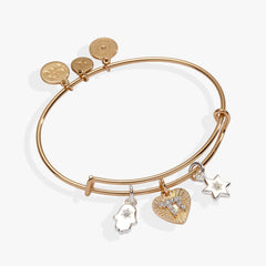 Faith and Family Star of David Charm Bangle, Bracelets, $ 27.90, A Moment Of Now™
