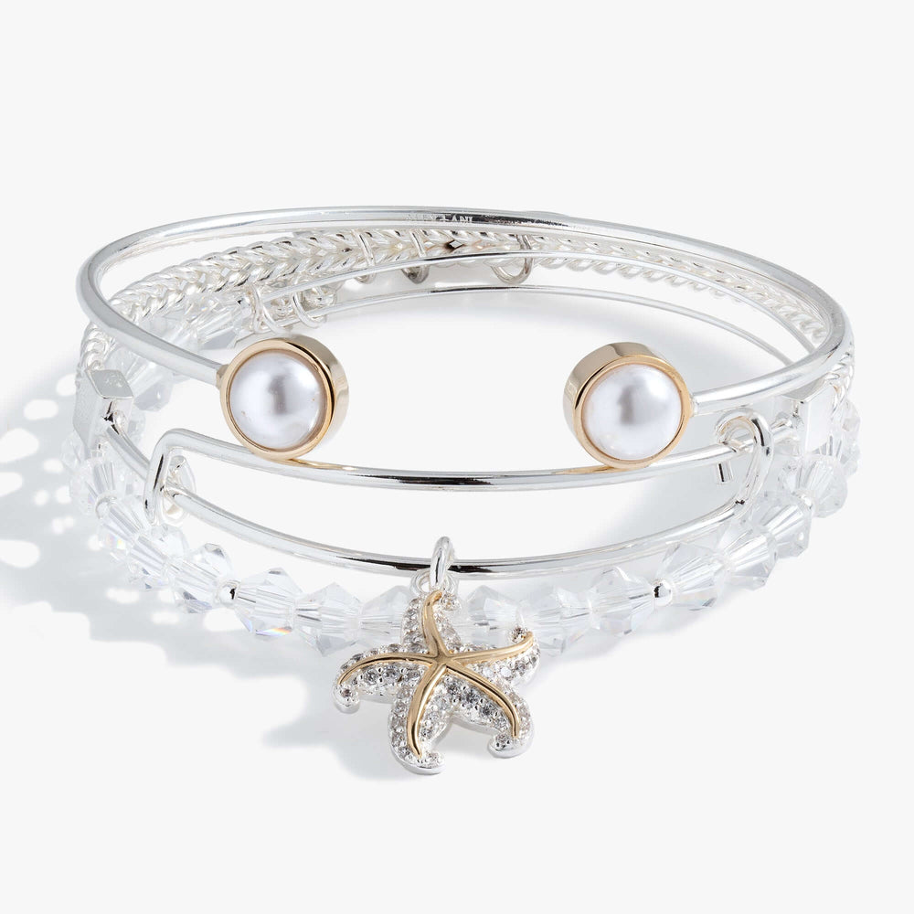 Starfish Bangles Set of 3 | Boutique In USA, Bracelets, $ 68.00, A Moment Of Now™