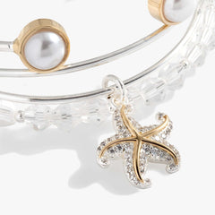 Starfish Bangles Set of 3 | Boutique In USA, Bracelets, $ 68.00, A Moment Of Now™