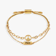 Peace Stranded Bracelet™ Set, Bracelets, $ 48.00, A Moment Of Now™
