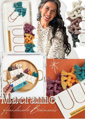 3-Pack Mini Macrame Bookmarks – Handmade Boho Fiber Art for Book Lovers