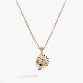 Sunflower & Bee Pendant Necklace | Boutique In USA, Necklaces, $ 48.00, A Moment Of Now™