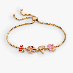 Sweet Shop 'Love' Adjustable Bolo Bracelet, Bracelets, $ 44.00, A Moment Of Now™
