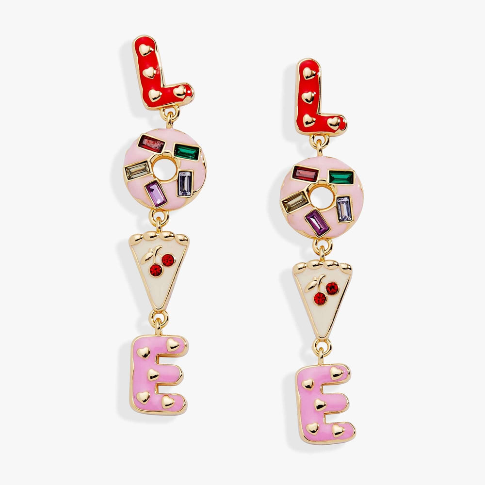 Sweet Shop 'Love' Linear Drop Statement Earrings, Earrings, $ 48.00, A Moment Of Now™