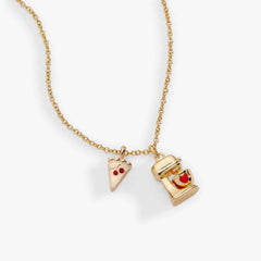 Sweet Shop Pie and Kitchen Mixer Charm Pendant Necklace, Necklaces, $ 48.00, A Moment Of Now™