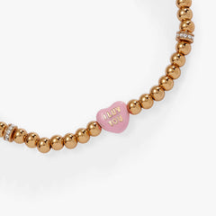 Sweethearts® 'I Luv You' Stretch Bracelet, Bracelets, $ 48.00, A Moment Of Now™