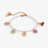 Sweethearts® ‘XOXO’ Heart Charm Beaded Pearl Bracelet, Bracelets, $ 48.00, A Moment Of Now™