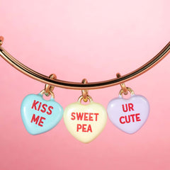 Sweethearts® Multi-Heart Charm Bangle, Bracelets, $ 42.00, A Moment Of Now™