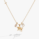 Taurus Zodiac Charm Cluster Necklace | Boutique In USA, Necklaces, $ 54.00, A Moment Of Now™