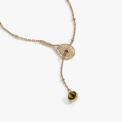 Tennis Racket Y-Necklace, Necklaces, $ 44.00, A Moment Of Now™