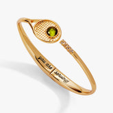Tennis Racket 'You Are Serving' Hinge Cuff Bracelet, Bracelets, $ 54.00, A Moment Of Now™