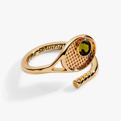 Tennis Racket 'You Are Serving' Wrap Ring, Rings, $ 34.00, A Moment Of Now™