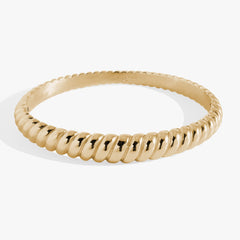 Stainless Steel Rope Textured Bangle, Bracelets, $ 21.90, A Moment Of Now™