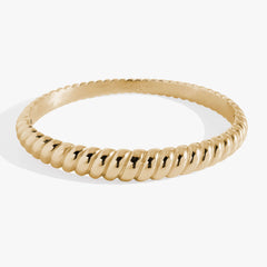 Stainless Steel Rope Textured Bangle | Boutique In USA, Bracelets, $ 21.90, A Moment Of Now™