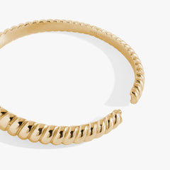 Stainless Steel Rope Textured Bangle | Boutique In USA, Bracelets, $ 21.90, A Moment Of Now™