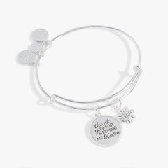 Thank You For Helping Me Bloom' Charm Bangle, Bracelets, $ 28.00, A Moment Of Now™