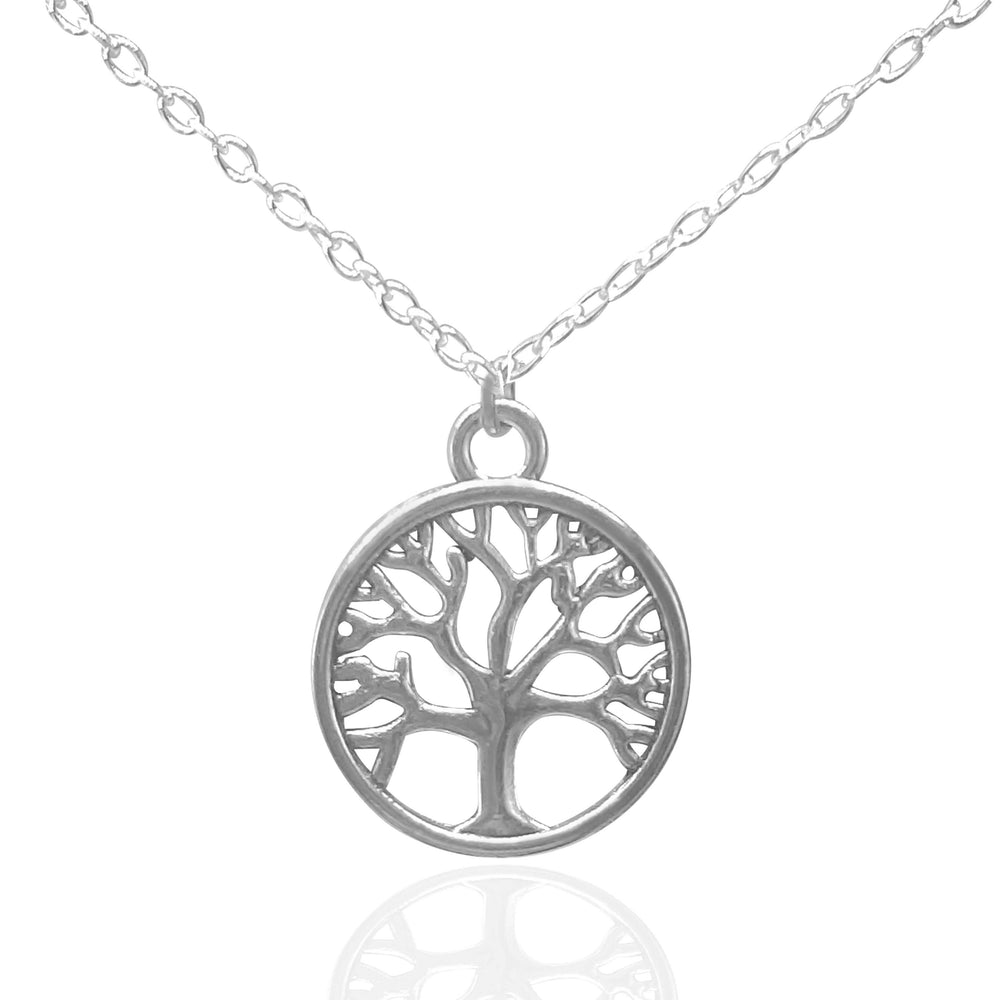 Silver Tree of Life Family Pendant Necklace, Necklaces, $ 14.99, A Moment Of Now™