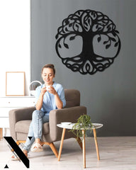 Tree of Life Cutout Metal Steel Sign Wall Decor | Shop USA Made Decor, Metal Signs, $ 82.95, A Moment Of Now™