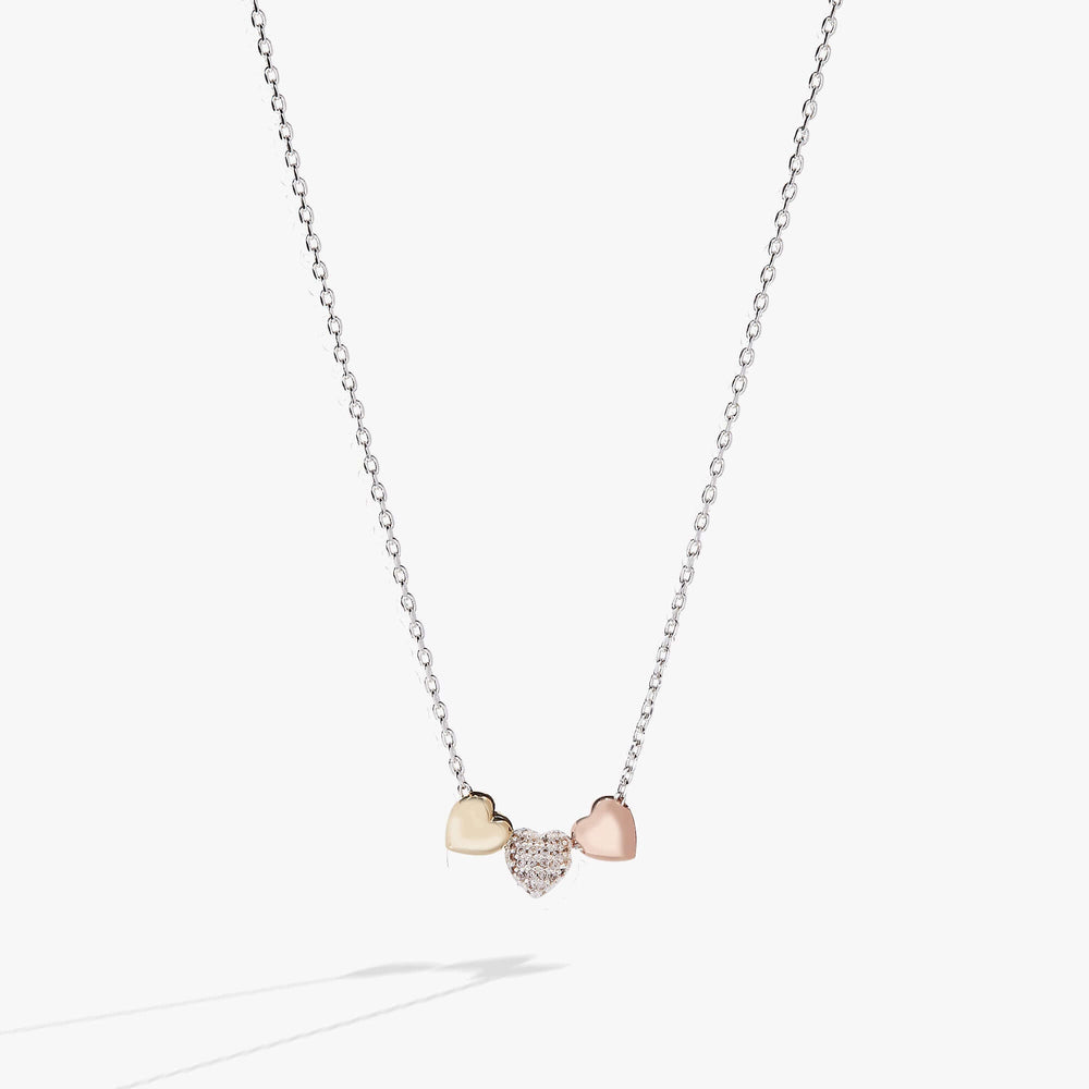 Crystal Heart Slider Necklace, Necklaces, $ 48.00, A Moment Of Now™
