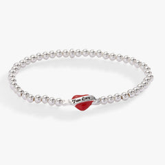 True Love Heart Stretch Bracelet, Bracelets, $ 11.90, A Moment Of Now™