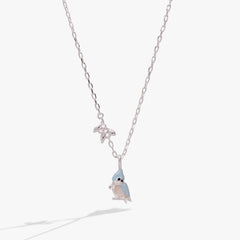 Tufted Titmouse Bird Pendant Necklace, Necklaces, $ 19.90, A Moment Of Now™