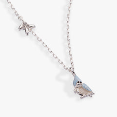 Tufted Titmouse Bird Pendant Necklace, Necklaces, $ 19.90, A Moment Of Now™