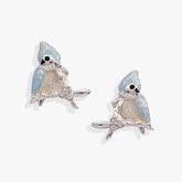 Tufted Titmouse Bird Stud Earrings, Earrings, $ 14.90, A Moment Of Now™