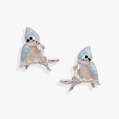 Tufted Titmouse Bird Stud Earrings, Earrings, $ 14.90, A Moment Of Now™