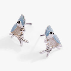 Tufted Titmouse Bird Stud Earrings, Earrings, $ 14.90, A Moment Of Now™