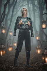 Skull & Jack O'Lantern Tee | Spooky Vintage Halloween Shirt | Boutique In USA, T-Shirts, $ 32.50, A Moment Of Now™