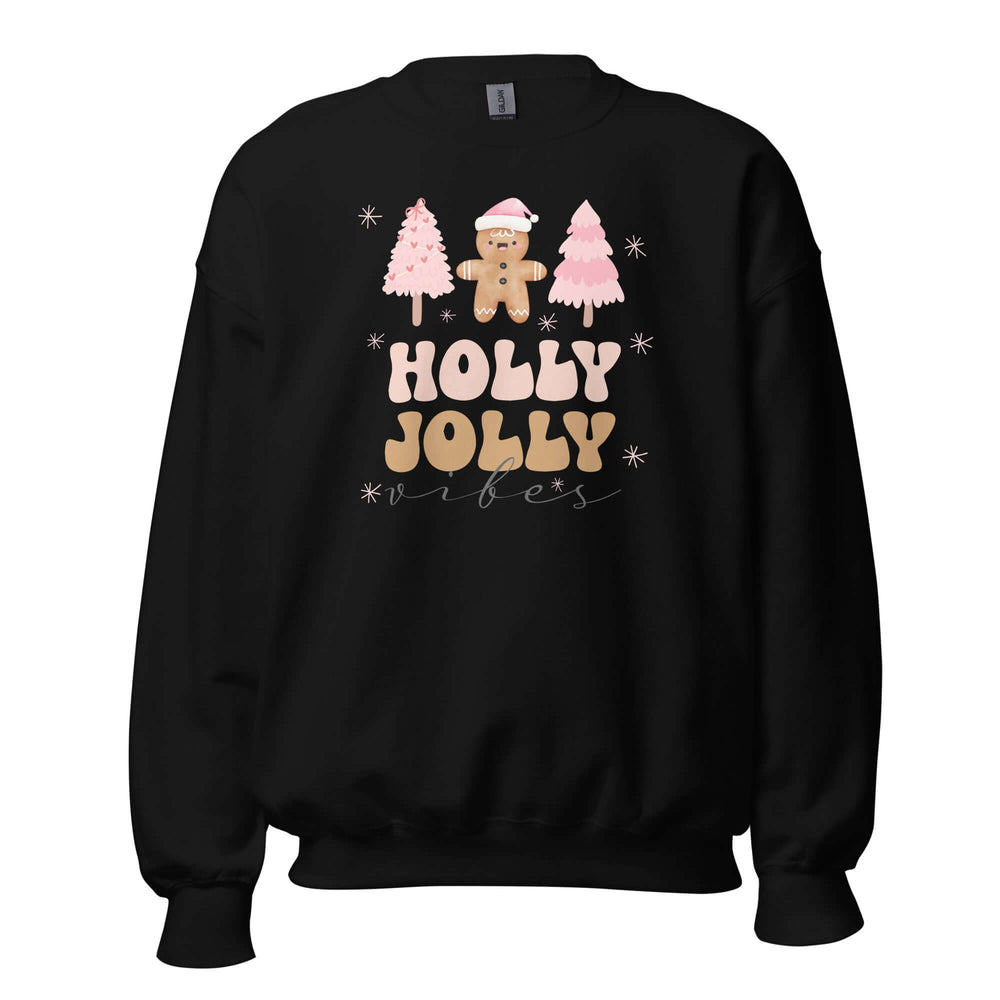 Holly Jolly Vibes Holiday Christmas Unisex Sweatshirt | Boutique In USA, Sweatshirts, $ 37.00, A Moment Of Now™