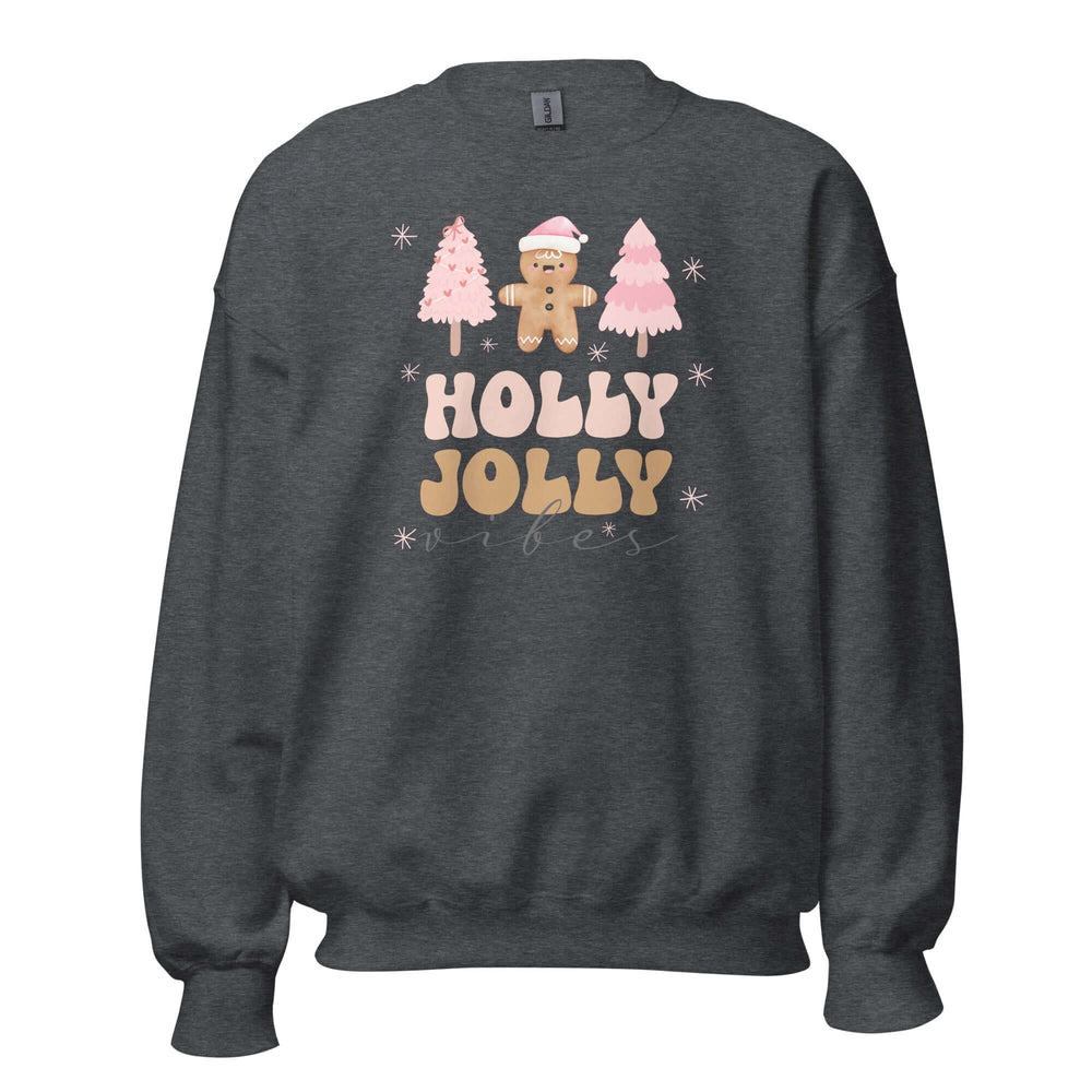 Holly Jolly Vibes Holiday Christmas Unisex Sweatshirt | Boutique In USA, Sweatshirts, $ 37.00, A Moment Of Now™