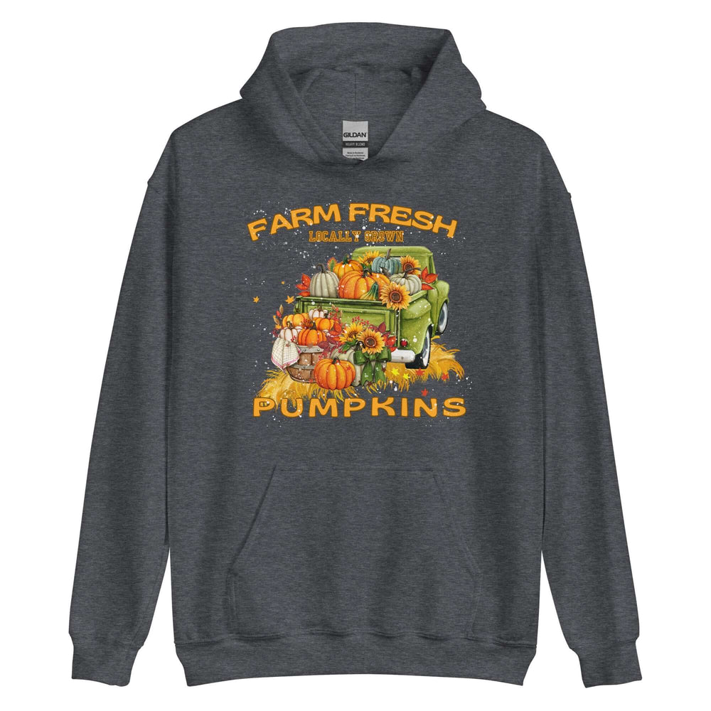 Locally Grown Pumpkins Farm Fresh Farmhouse Style Unisex Hoodie | Boutique In USA, Hoodies, $ 48.50, A Moment Of Now™