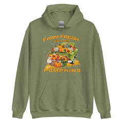 Locally Grown Pumpkins Farm Fresh Farmhouse Style Unisex Hoodie | Boutique In USA, Hoodies, $ 48.50, A Moment Of Now™